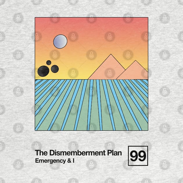 The Dismemberment Plan / Minimalist Style Graphic Artwork Poster Design by saudade